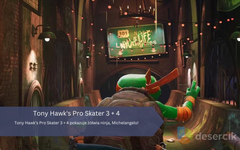 Tony Hawk’s Pro Skater 3 + 4 pokazuje żółwia ninja, Michelangelo!
