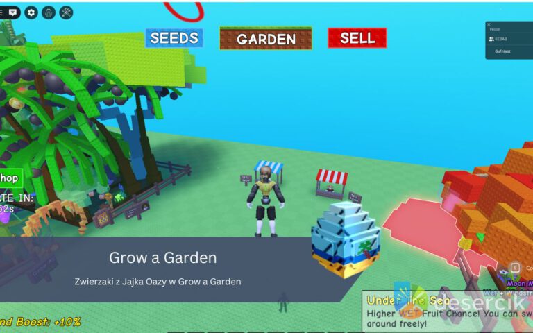 Zwierzaki z Jajka Oazy w Grow a Garden
