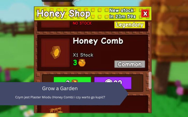 Grow a Garden – czym jest Plaster Miodu (Honey Comb) i czy warto go kupić?