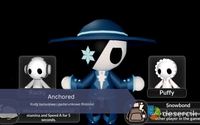Anchored – Kody bonusowe i podarunkowe (Roblox)