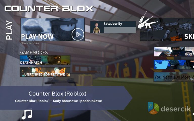 Counter Blox (Roblox) – Kody bonusowe i podarunkowe
