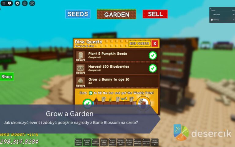 Grow a Garden: Jak ukończyć event i zdobyć potężne nagrody z Bone Blossom na czele?