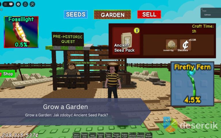 Grow a Garden: Jak zdobyć Ancient Seed Pack?