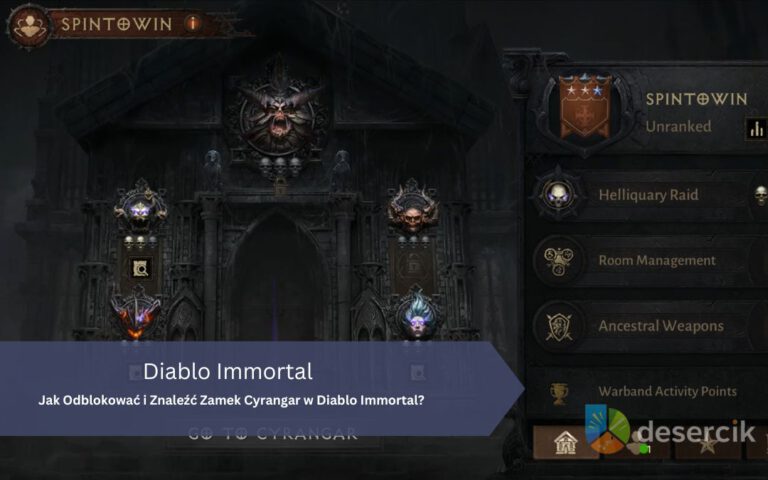 Diablo Immortal – Zamek Cyrangar: jak znaleźć, odblokować