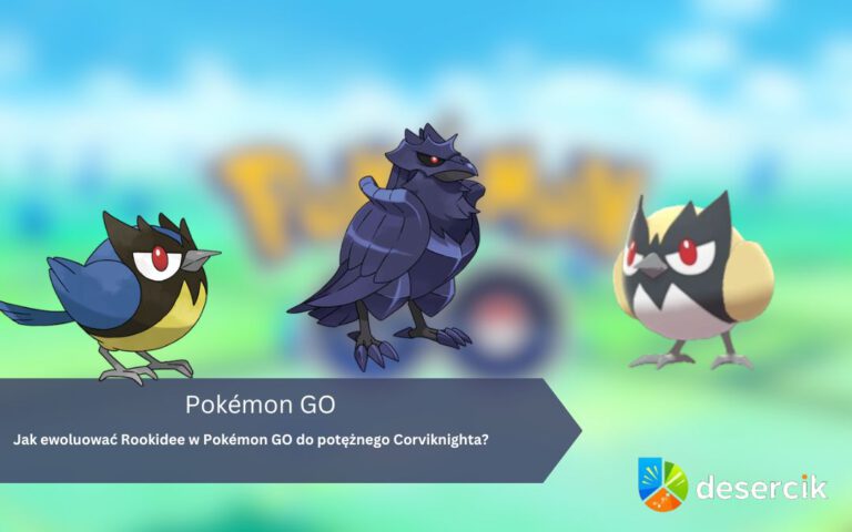 Jak ewoluować Rookidee w Pokémon GO do potężnego Corviknighta?