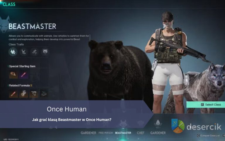 Once Human – klasa Beastmaster: jak nią grać, oswajać zwierzęta