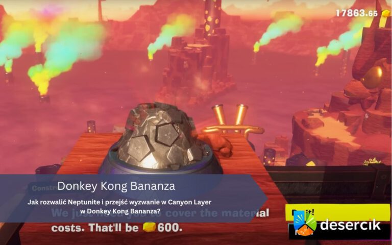 Jak rozwalić Neptunite i przejść wyzwanie w Canyon Layer w Donkey Kong Bananza?