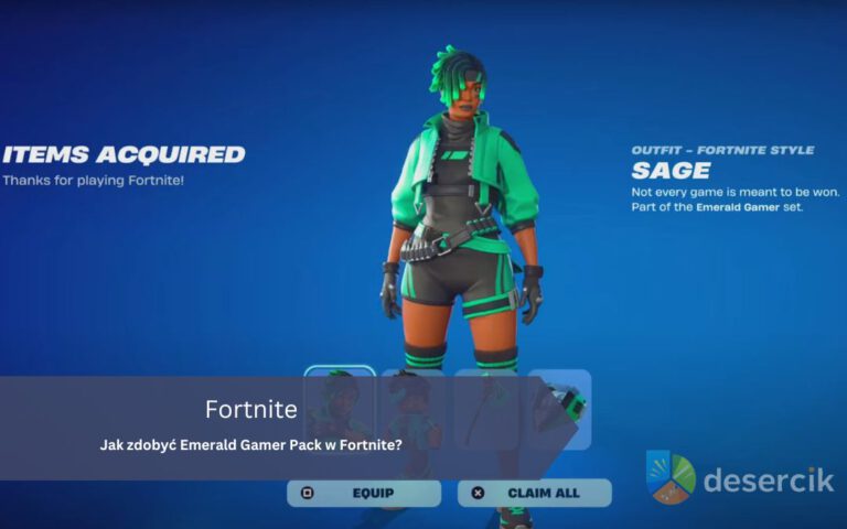 Jak zdobyć Emerald Gamer Pack w Fortnite?