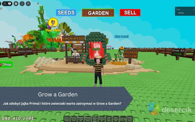Jak zdobyć jajka Primal i które zwierzaki warto zatrzymać w Grow a Garden?