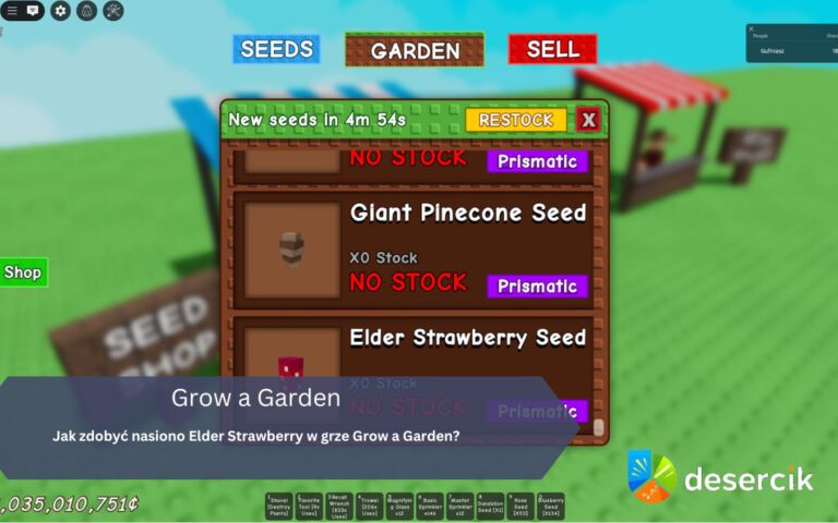 Jak zdobyć nasiono Elder Strawberry w grze Grow a Garden?