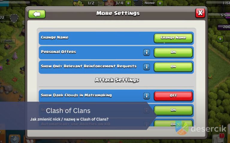 Clash of Clans – Jak zmienić nick / nazwę