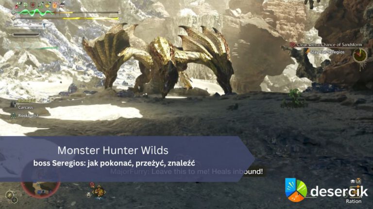Monster Hunter Wilds – boss Seregios: jak pokonać, przeżyć, znaleźć