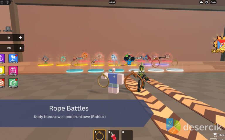 Rope Battles – kody bonusowe i podarunkowe (Roblox)