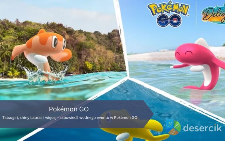 Tatsugiri, shiny Lapras i więcej – zapowiedź wodnego eventu w Pokémon GO