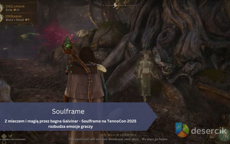 Z mieczem i magią przez bagna Galvinar – Soulframe na TennoCon 2025 rozbudza emocje graczy