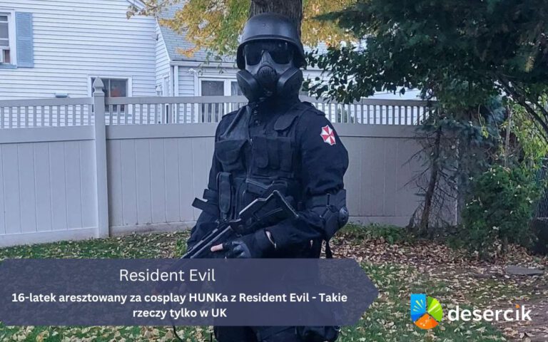 16-latek aresztowany za cosplay HUNKa z Resident Evil – Takie rzeczy tylko w UK