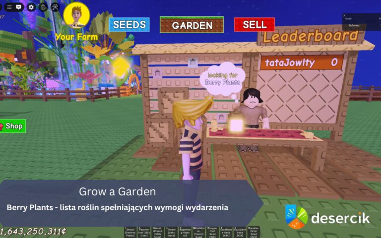 Grow a Garden: Berry Plants – lista roślin spełniających wymogi wydarzenia