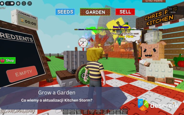 Grow a Garden: Co wiemy o aktualizacji Kitchen Storm?