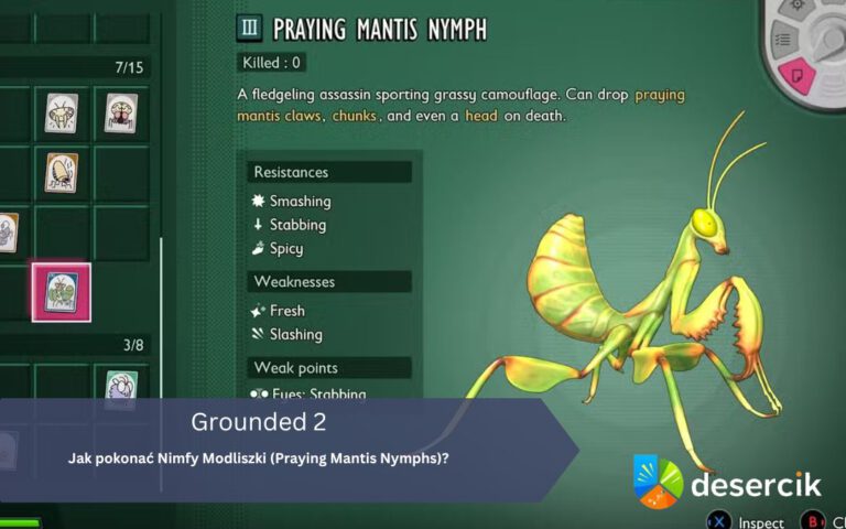 Grounded 2: Jak pokonać Nimfy Modliszki (Praying Mantis Nymphs)?