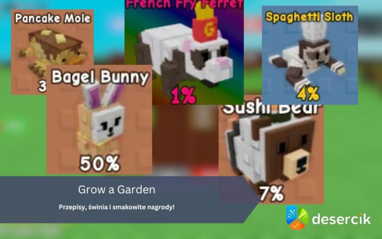 Grow a Garden: Wszystkie zwierzaki z Gourmet Egg