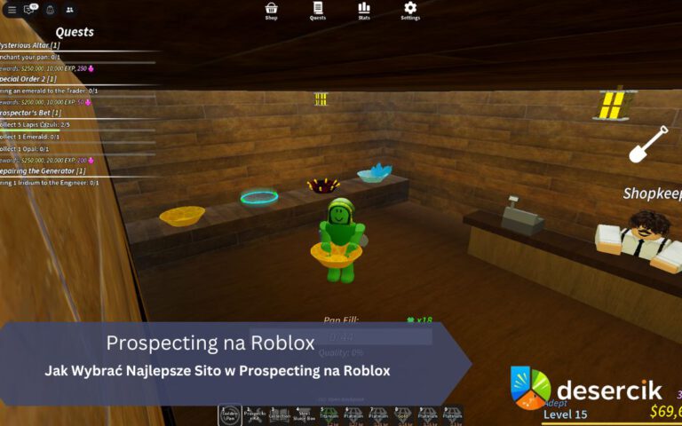 Jak Wybrać Najlepsze Sito w Prospecting na Roblox