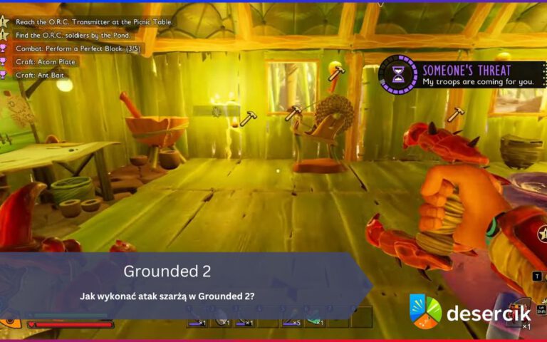 Jak wykonać atak szarżą w Grounded 2?