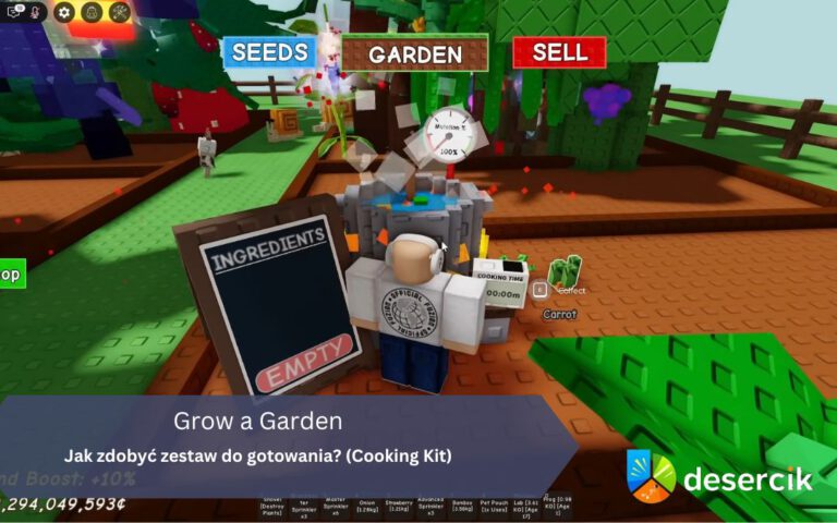 Grow a Garden: Jak zdobyć zestaw do gotowania? (Cooking Kit)