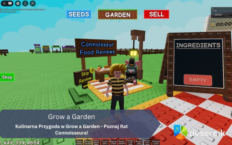 Kulinarna Przygoda w Grow a Garden – Poznaj Rat Connoisseura!