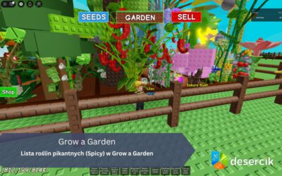 Lista roślin pikantnych (Spicy) w Grow a Garden