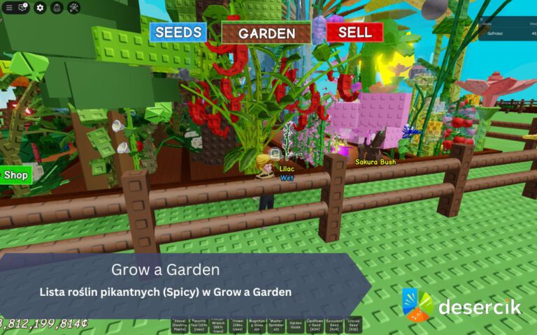 Lista roślin pikantnych (Spicy) w Grow a Garden