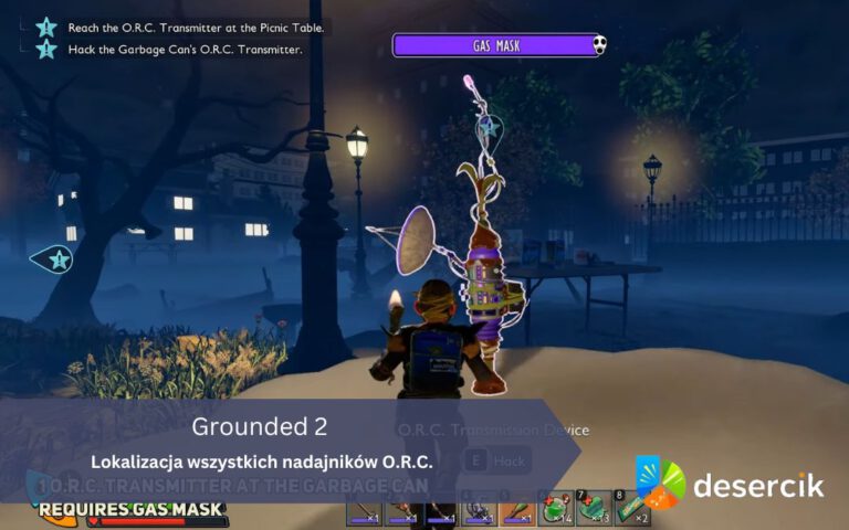 Grounded 2: Lokalizacja wszystkich nadajników O.R.C.