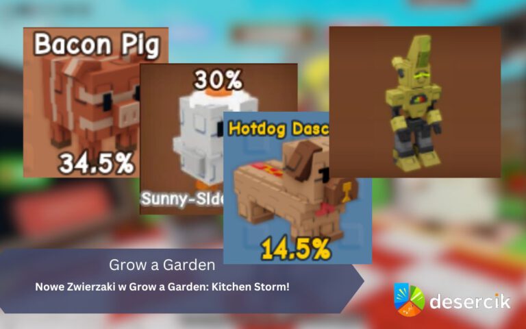 Nowe Zwierzaki w Grow a Garden: Kitchen Storm!