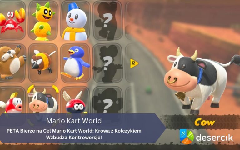 PETA Bierze na Cel Mario Kart World: Krowa z Kolczykiem Wzbudza Kontrowersje!