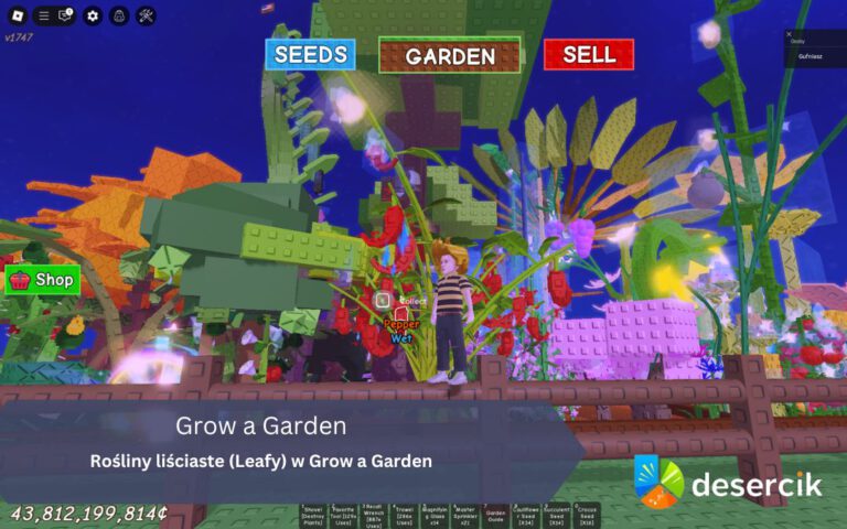 Rośliny liściaste (Leafy) w Grow a Garden