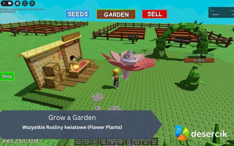 Grow a Garden: Wszystkie Rośliny kwiatowe (Flower Plants)