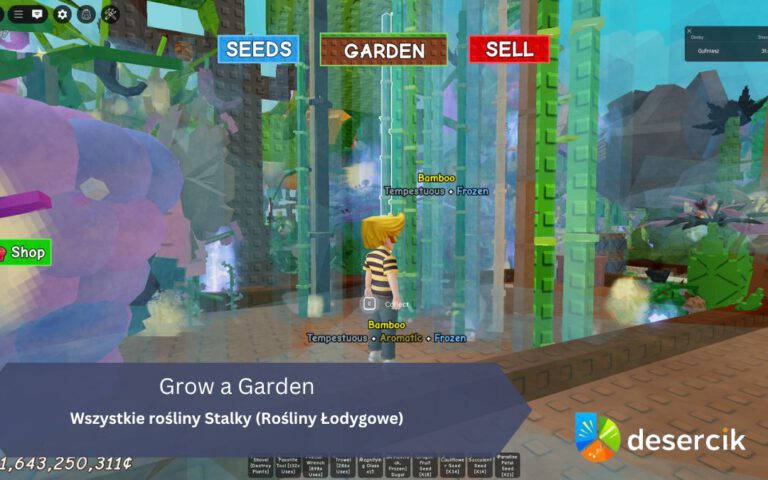 Grow a Garden: Wszystkie rośliny Stalky (Rośliny Łodygowe)