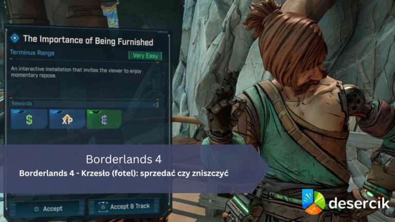 Borderlands 4 – Krzesło (fotel): sprzedać czy zniszczyć