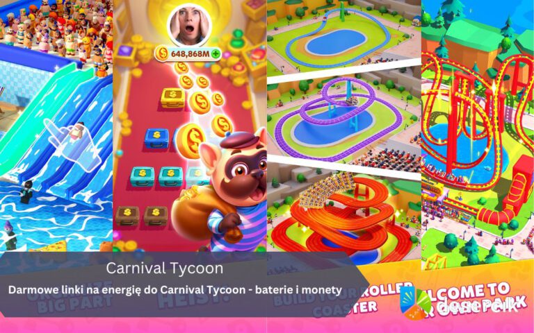 Darmowe linki na energię do Carnival Tycoon – baterie i monety