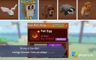 Grow a Garden – Fall Egg: Zwierzaki, Traits, jak zdobyć