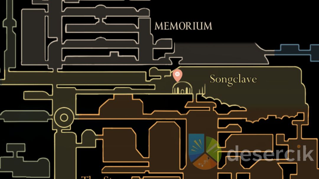 W zaznaczonym na mapie miejscu będziesz mógł odebrać zadanie.