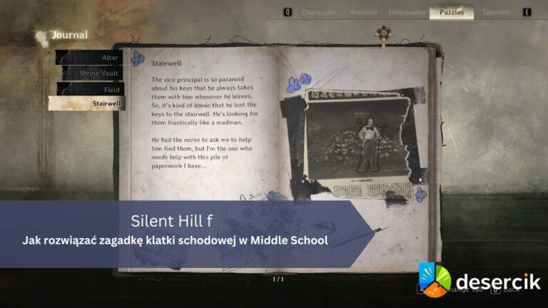 Silent Hill f – Jak rozwiązać zagadkę klatki schodowej w Middle School