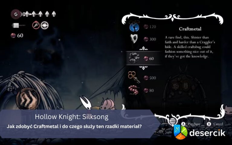 Hollow Knight: Silksong – Craftmetal: jak zdobyć, do czego, gdzie szukać