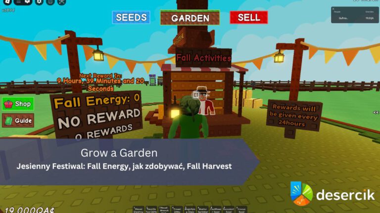 Grow a Garden – Jesienny Festiwal: Fall Energy, jak zdobywać, Fall Harvest