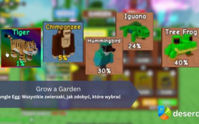 Grow a Garden – Jungle Egg: Wszystkie zwierzaki, jak zdobyć, które wybrać