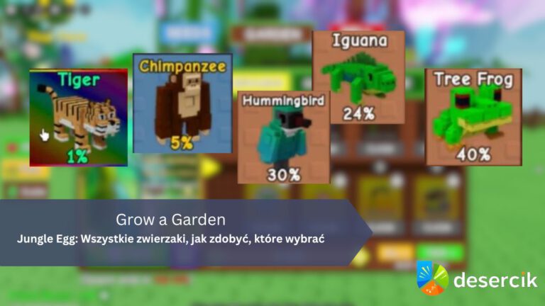 Grow a Garden – Jungle Egg: Wszystkie zwierzaki, jak zdobyć, które wybrać