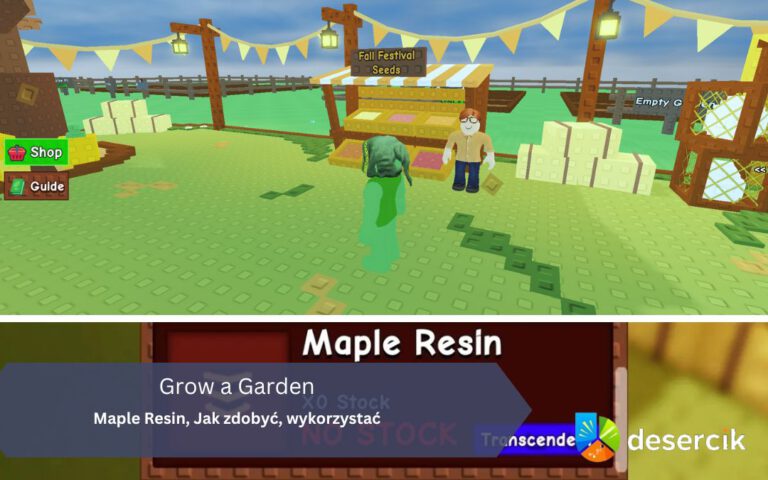 Grow a Garden – Maple Resin, Jak zdobyć, wykorzystać