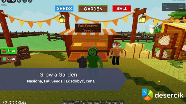 Grow a Garden – Nasiona, Fall Seeds, jak zdobyć, cena