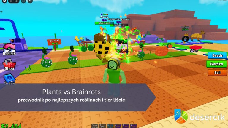 Plants vs Brainrots – przewodnik po najlepszych roślinach i tier liście