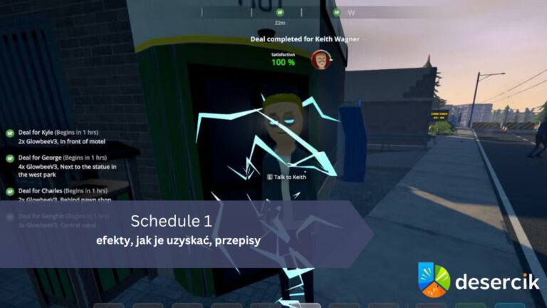 Schedule I – efekty, jak je uzyskać, przepisy