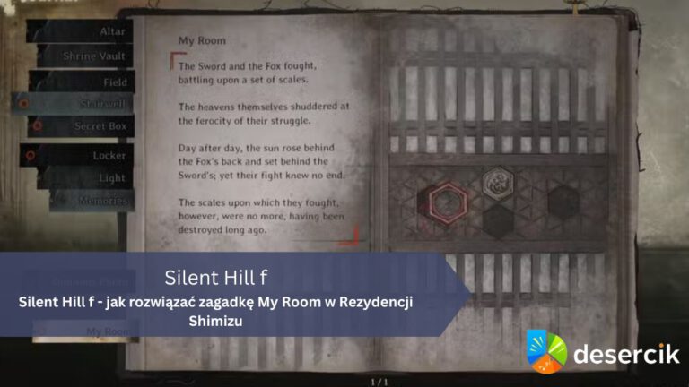 Silent Hill f – jak rozwiązać zagadkę My Room w Rezydencji Shimizu